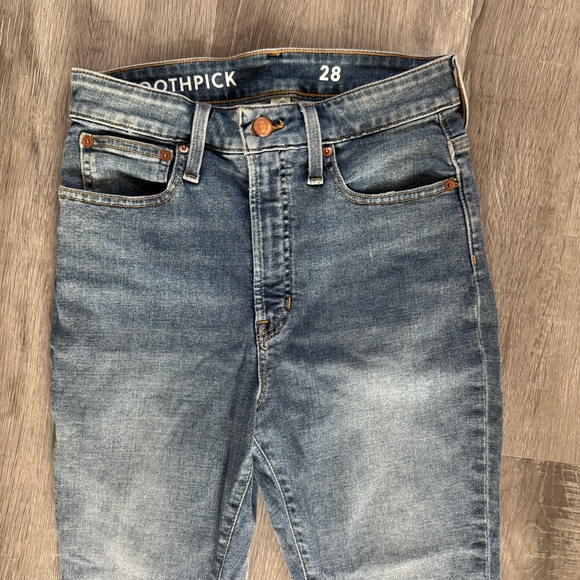 J. Crew Birch Blue High Rise Curvy Toothpick Skinny Jeans - Picture 8 of 8